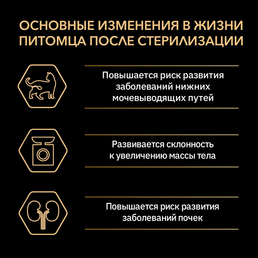 Purina Pro Plan Sterilised Сухой корм для стерилизованных кошек с курицей, 1,5 кг