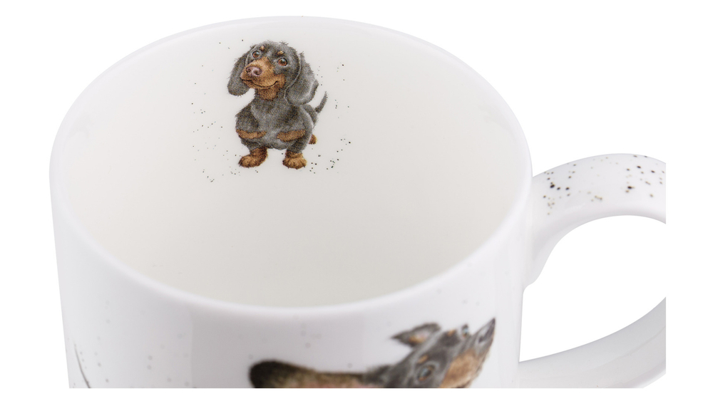 Кружка 310мл Royal Worcester Забавная фауна Веселая такса