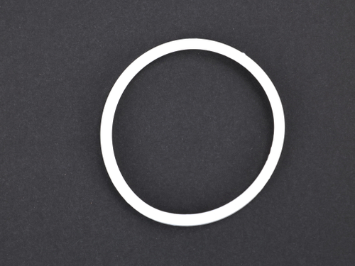 Прокладка коллектора ВАЗ 21124, 2112 (впускного/кольцо большое) Н/О с электрон. педалью, белый силикон (ПТП 64)