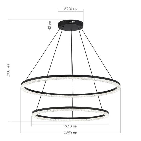 Подвесной светильник ST Luce Эвклидик SL1018.403.02