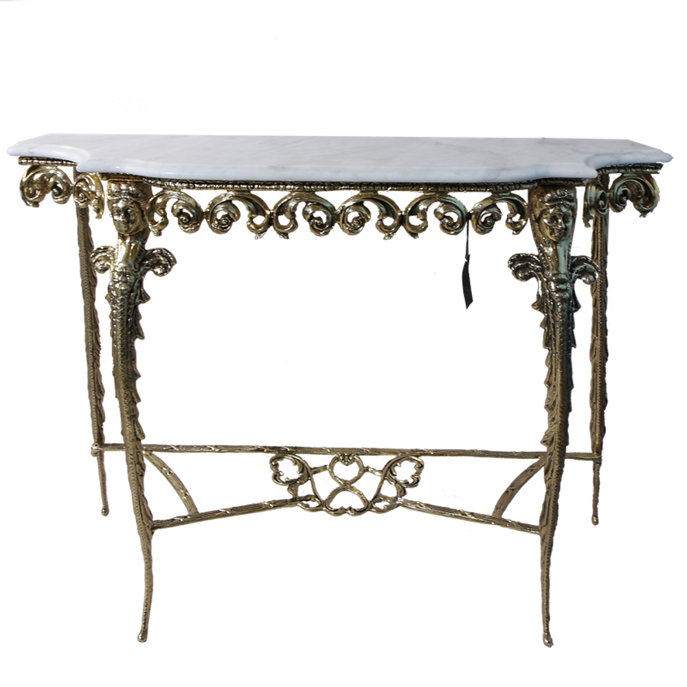 Bello De Bronze Консоль Креденсия Дос Караш со столешницей из мрамора