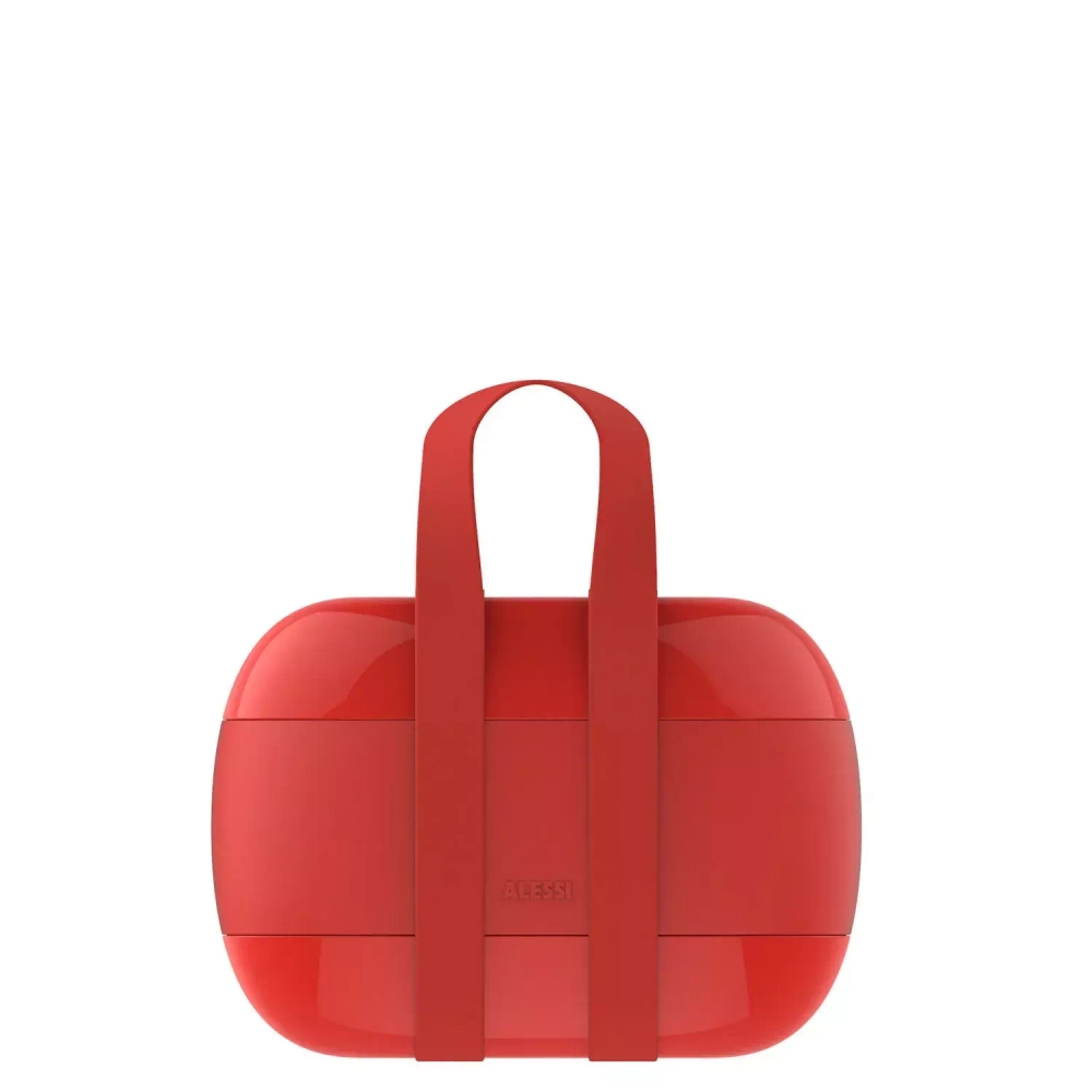 Alessi - Ланчбокс 1,25л красный / артикул   SA02R  / GTIN 8003299429301