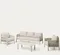 Комплект садовой мебели Aleria из бежевого алюминия и веревки