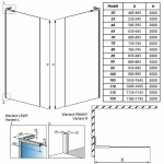 Душевое ограждение Radaway Modo SL II 100 стекло прозрачное/профиль хром