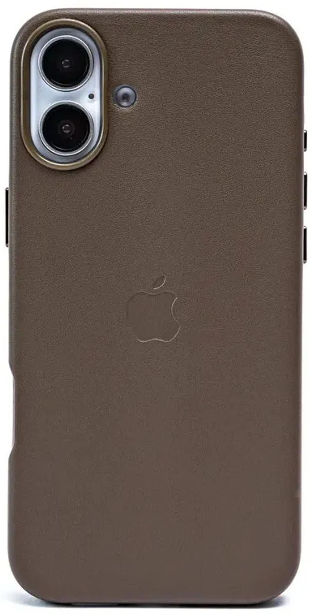 Leather Case (с сенсорной клавишей и АНИМАЦИЕЙ) для iPhone 16 Pro Max