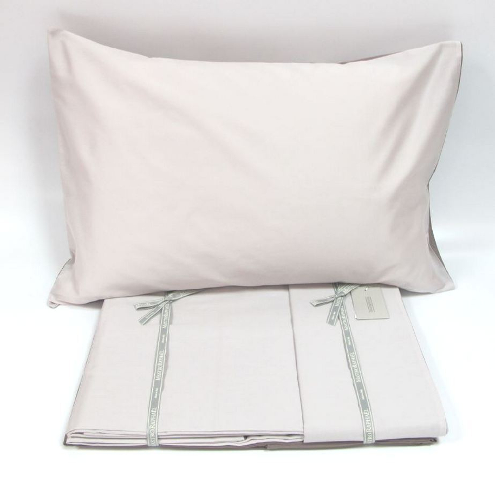 Постельное белье 2 спальное евро Mastro Raphael Eloise Bicolor 66 rosa розовое