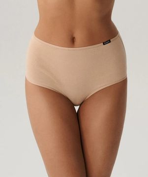 Женские трусы макси  (3шт) Atlantic Basic 3BLP-585, бежевый