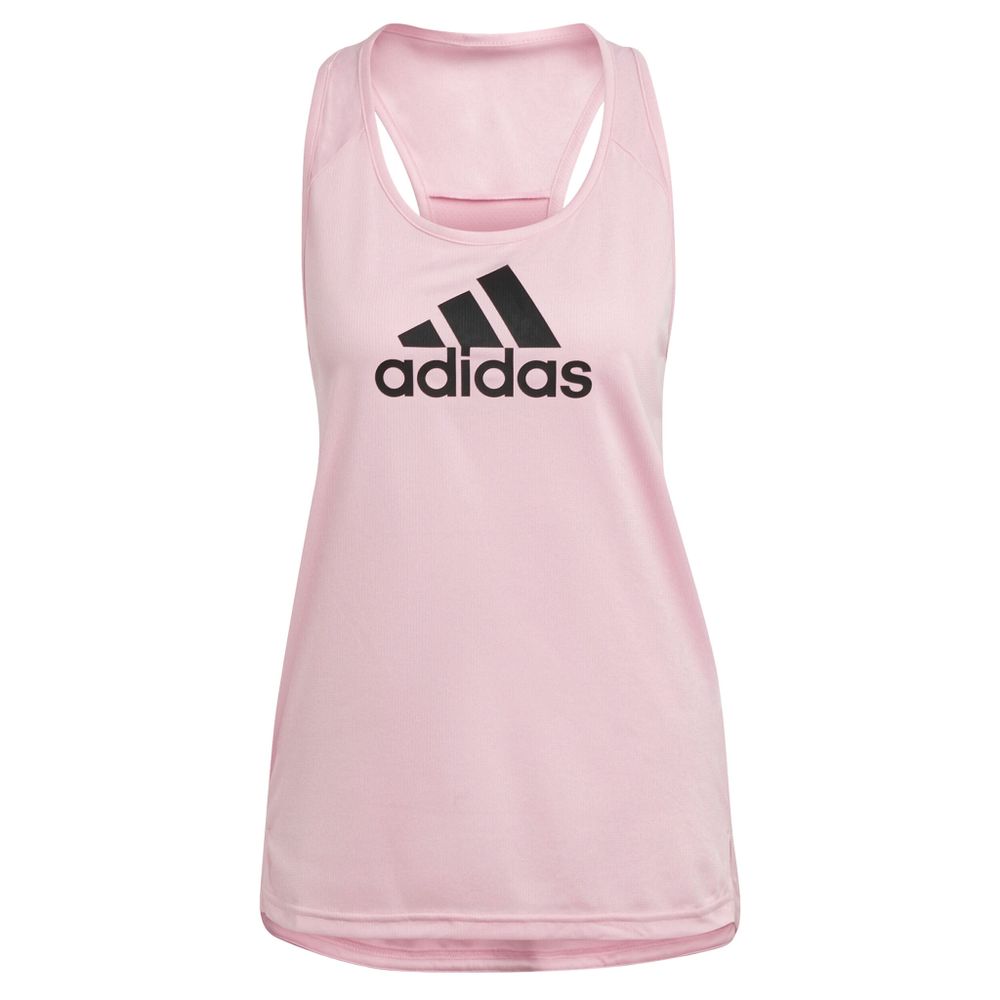 Женская теннисная майка adidas Big Logo Tank Top Women - Pink, Black