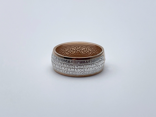 Кольцо из серебра/Позолота