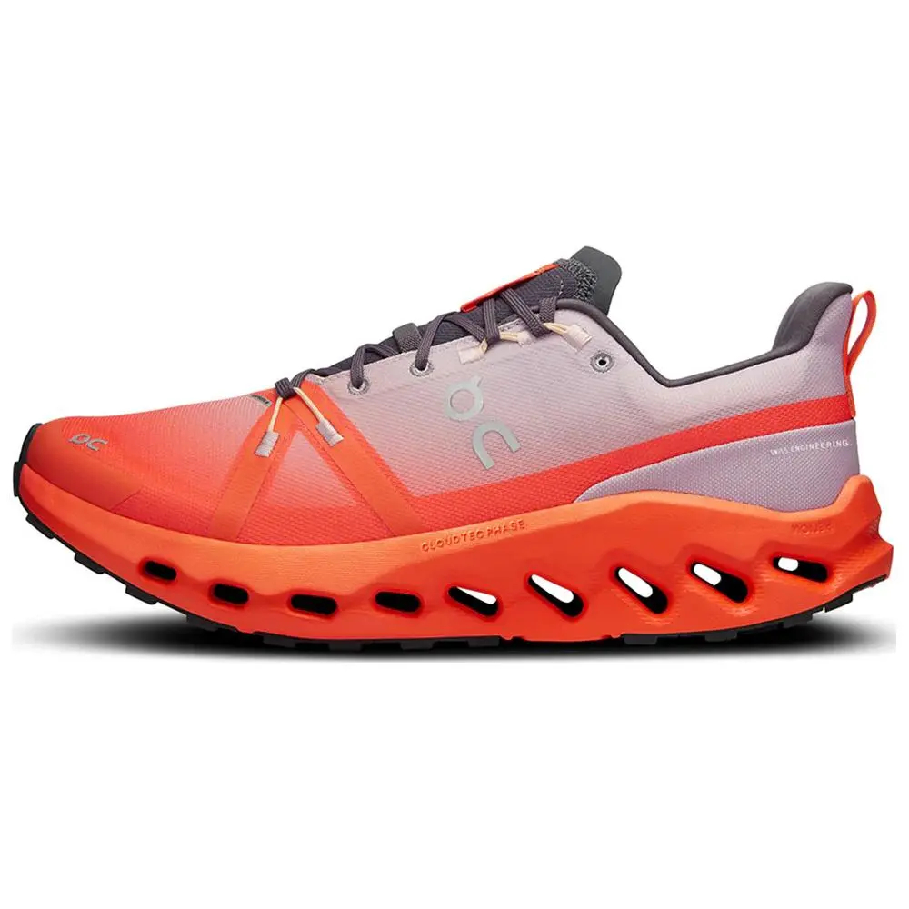 On Cloudsurfer Trail Waterproof Mauve Flame
