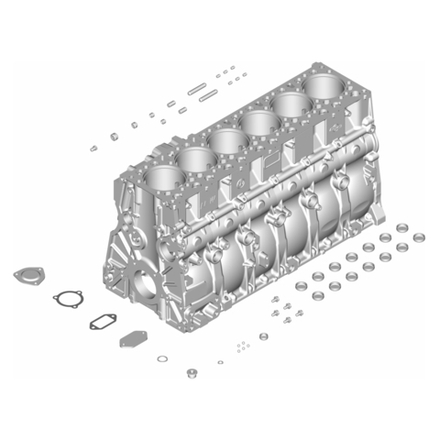 536.1002012-10 Блок цилиндров ЯМЗ-536