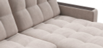 Угловой диван Босс Макс Велюр Монолит латте