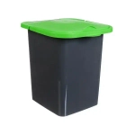 Контейнер для мусора ПУРО 18л ярко-зеленый (комплект 8 шт)