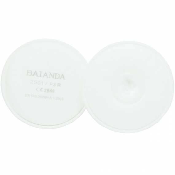 Противоаэрозольный фильтр BAIANDA 2501 P3 R, многоразовый, 1 шт