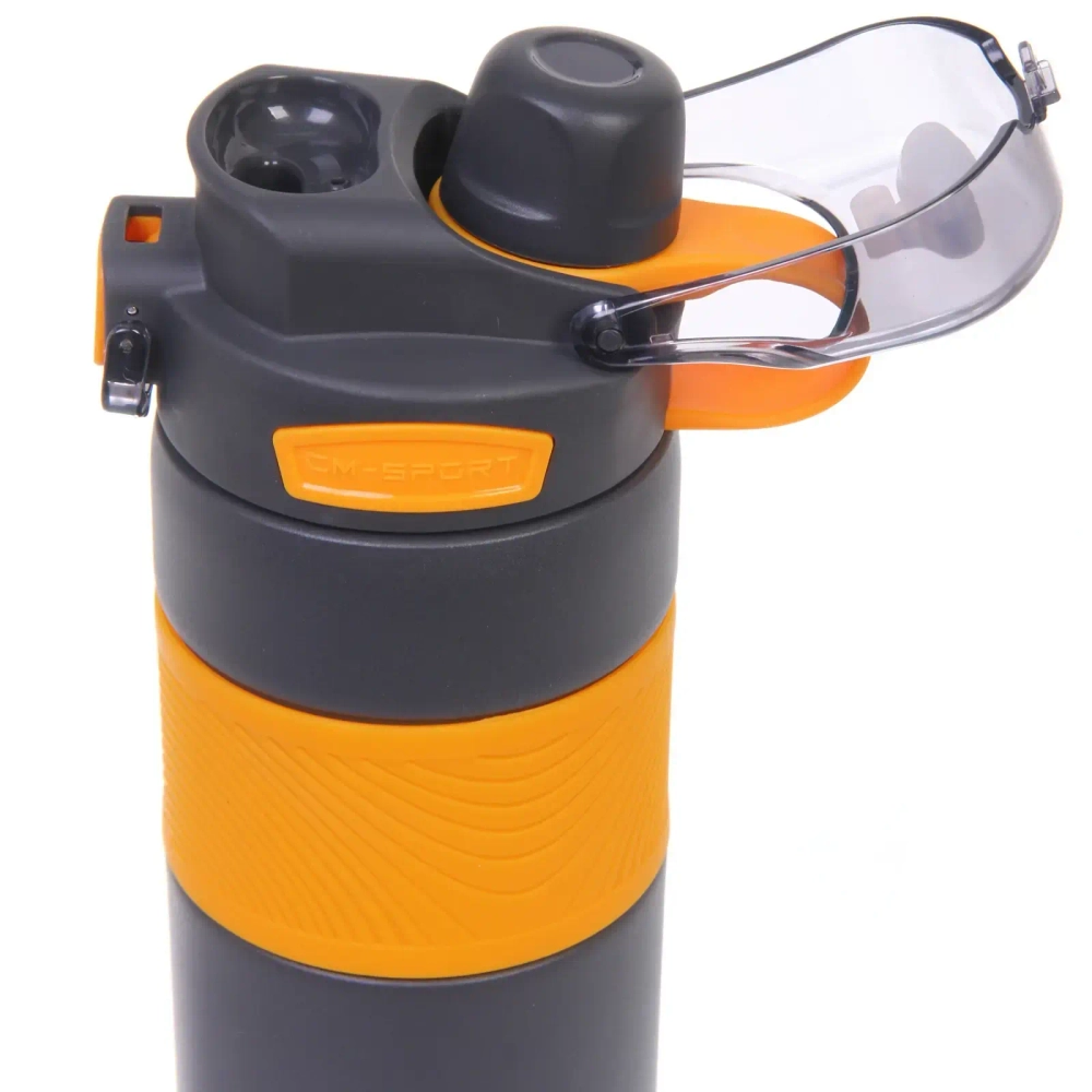 Термос 800мл «Фитнесс», цвет темно-серый