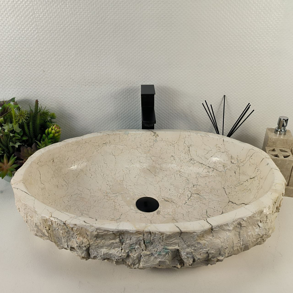 Раковина из мрамора Erozy Cream EM-65520 67*47*16 0880