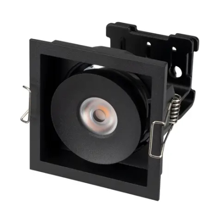 Светильник CL-SIMPLE-S80x80-9W Warm3000 (BK, 45 deg) (Arlight, IP20 Металл, 3 года) 028149