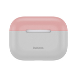 Чехол для Apple AirPods Pro Baseus Super Thin Silica Gel Case - Pink+Grey