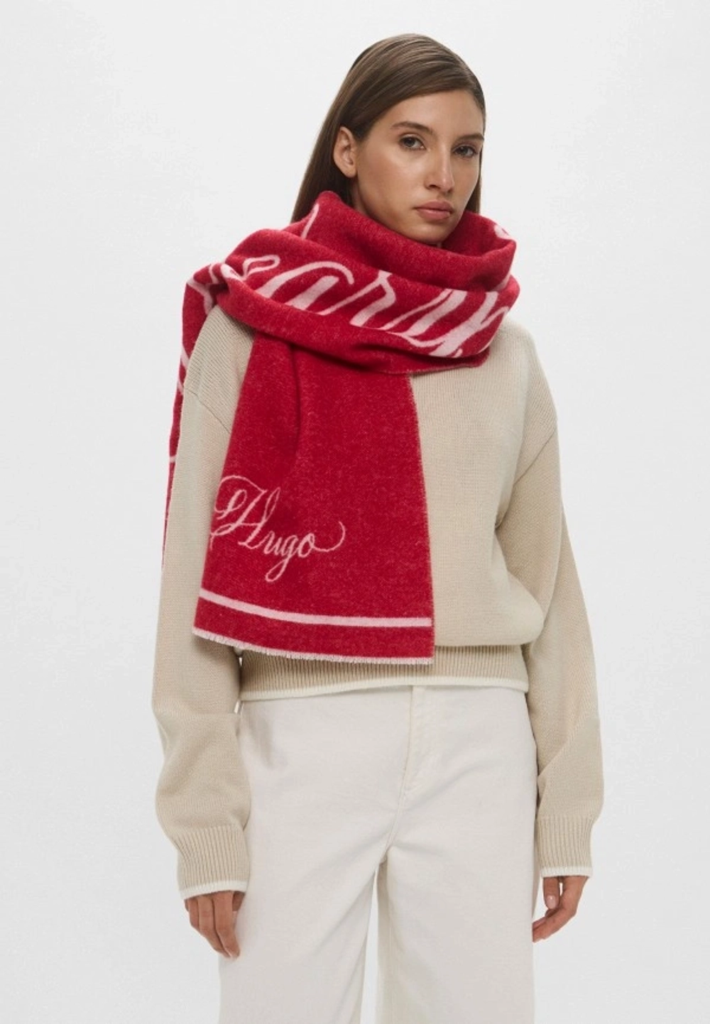Шарф HUGO Byanca 40x180