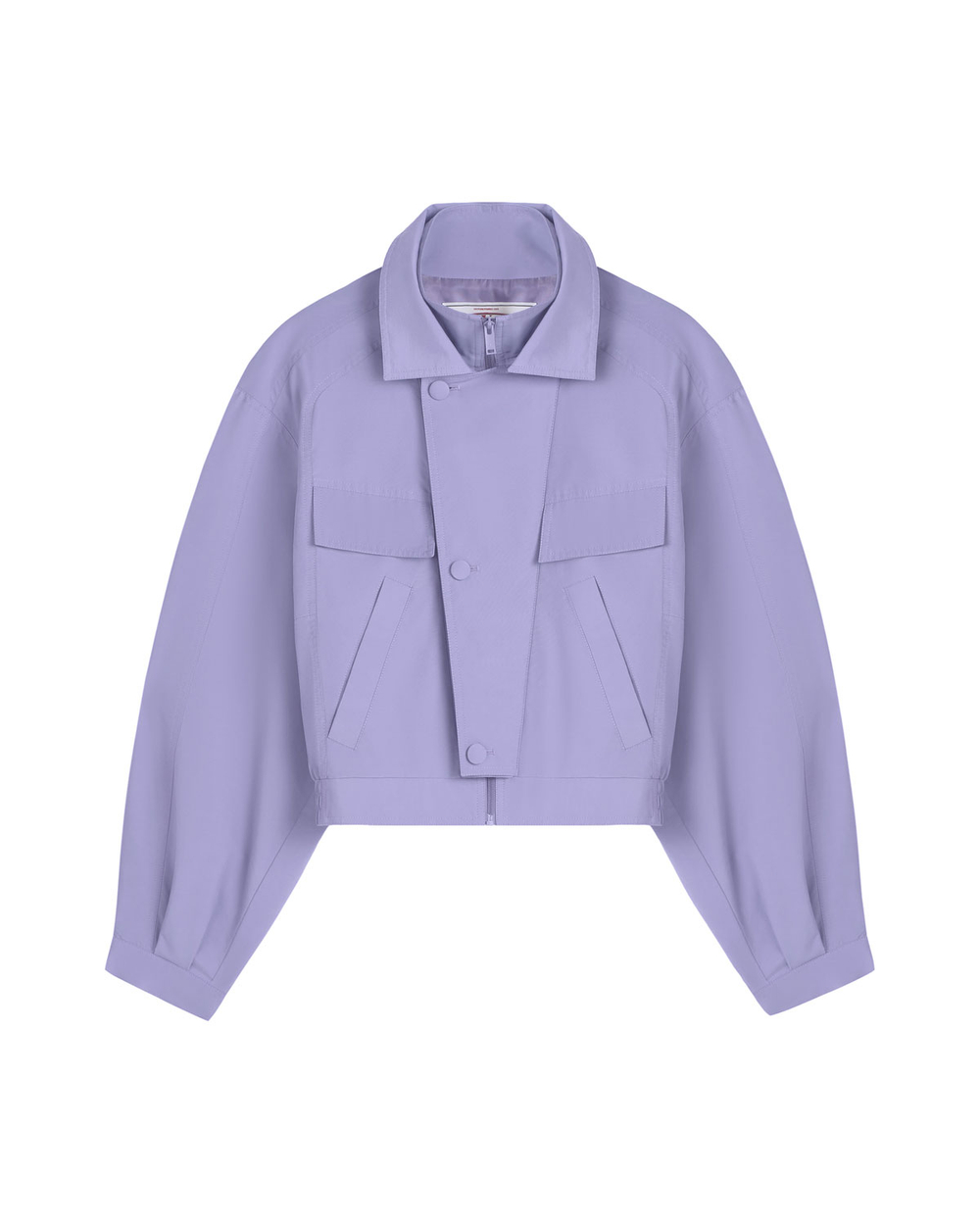 Куртка с объемными плечами