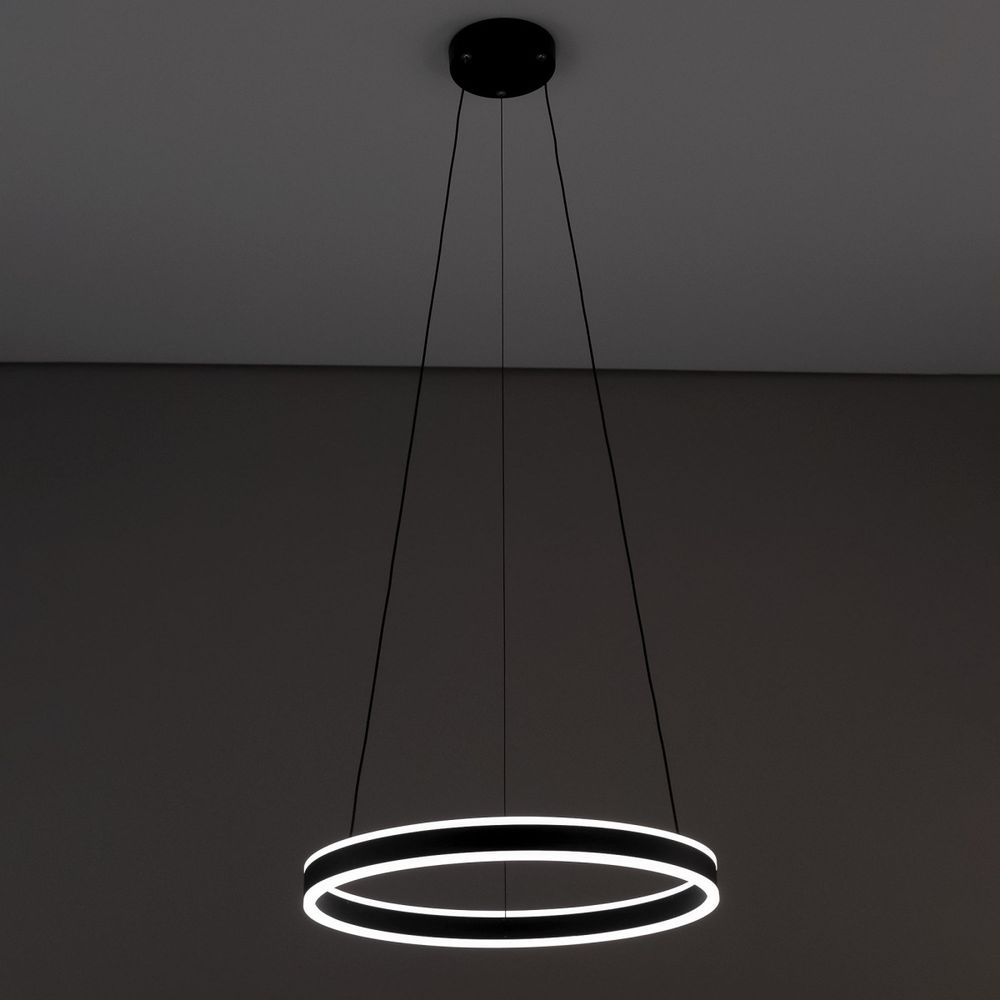 Citilux Дуэт CL719501 LED Люстра подвесная с пультом Чёрная