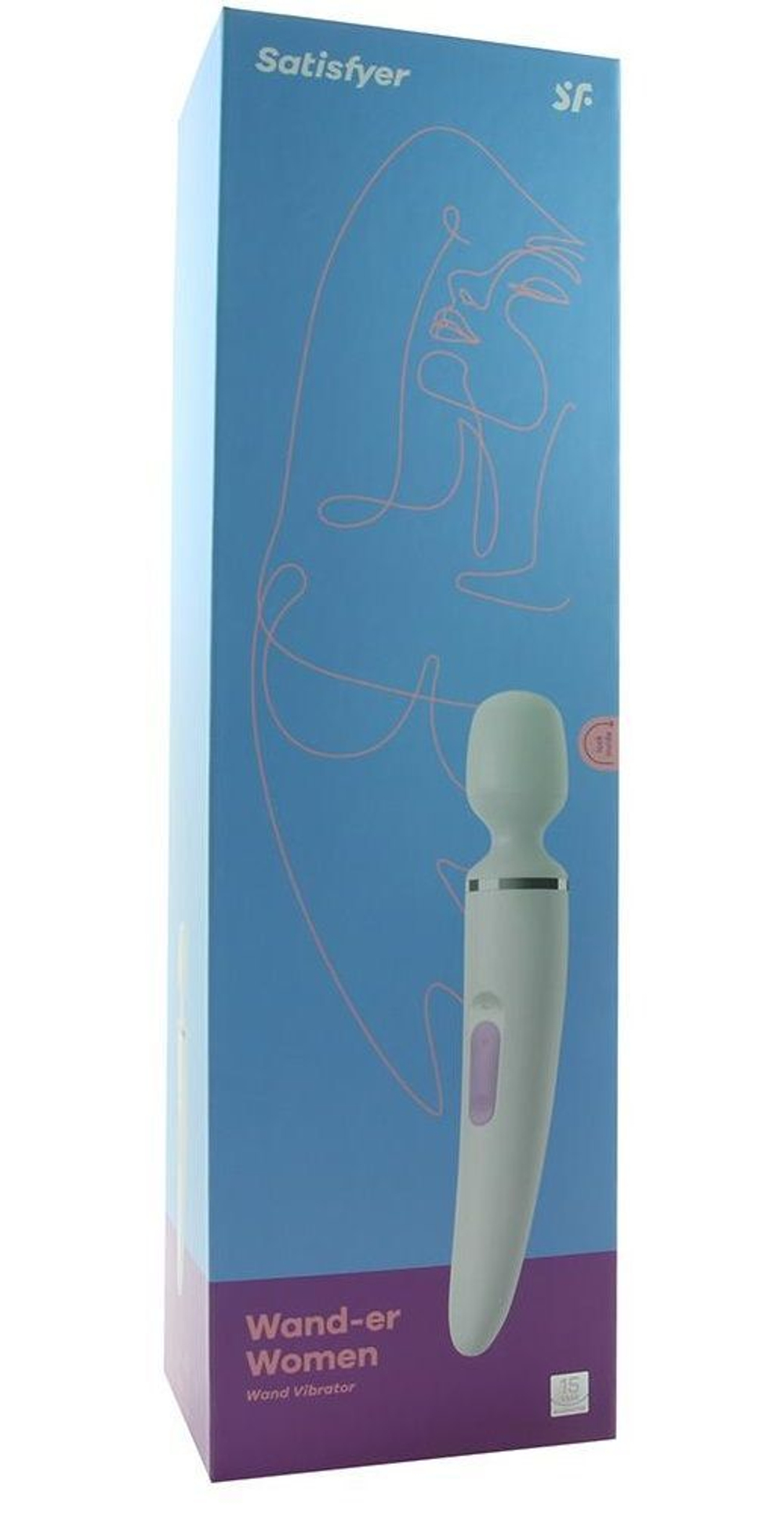 Белый вибратор Satisfyer Wand-er Woman