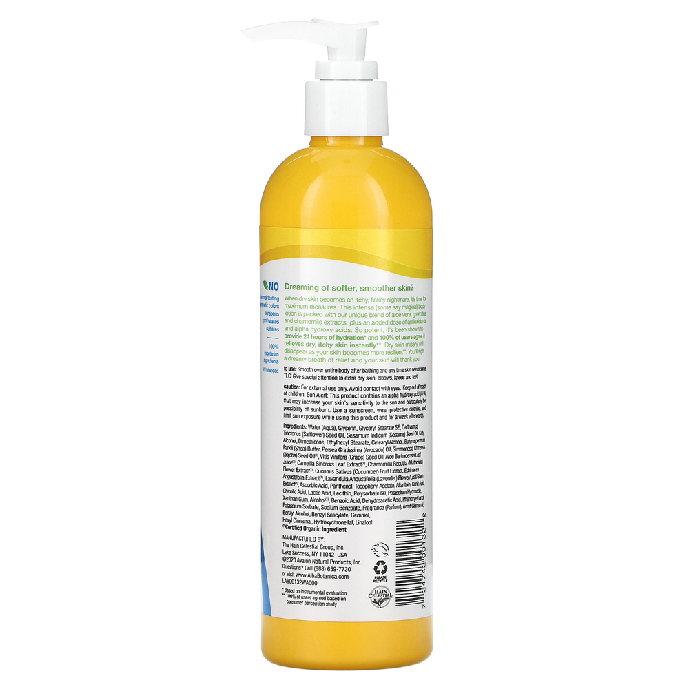 Alba Botanica, Очень смягчающий лосьон для тела, максимальная концентрация, 340 г (12 унций)