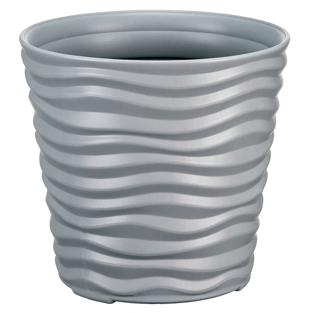 Кашпо Дюна 8,5л d255мм h240мм, серый