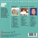 Leonard Cohen / Original Album Classics (3CD)