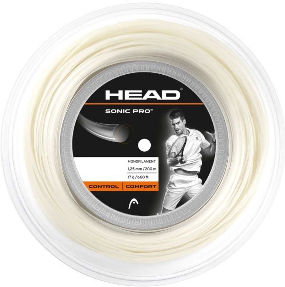 Струны теннисные Head Sonic Pro (200 m) - white