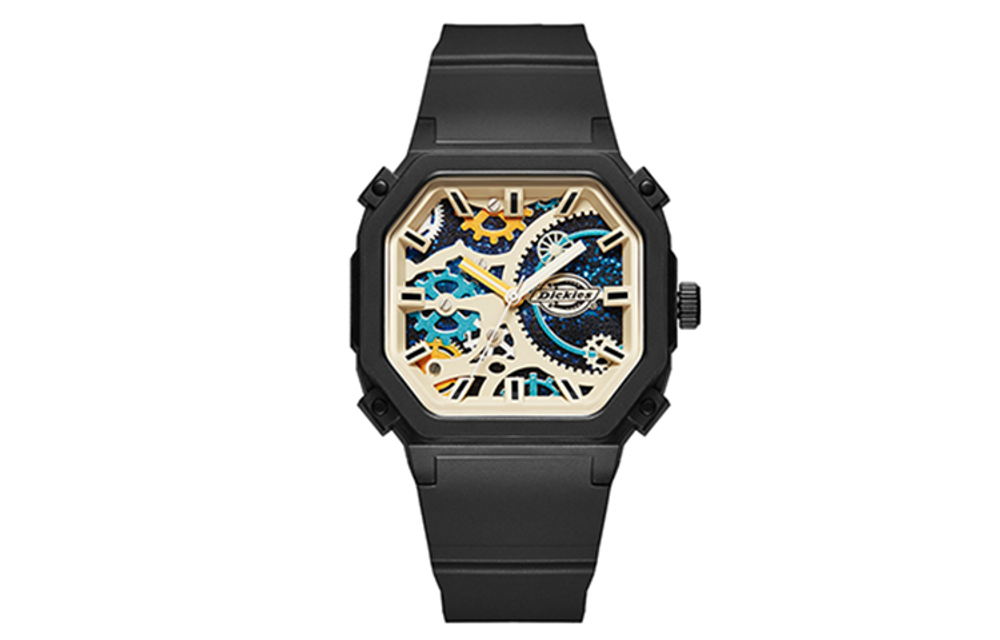 Dickies 100th Anniversary Explorer Collection Vast Starry Sky Wrist Watch Quartz Movement Plastic Strap 45mm Blue Dial