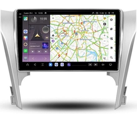 Магнитола для Toyota Camry 50 2011-2014 - Carmedia OL-1607 QLed+2K, Android 13, TS20, CarPlay, 4G SIM-слот