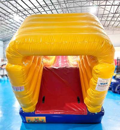 Надувная прямая водная горка для вышки (опоры) «Головокружительный спуск 2» 10х2х7