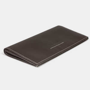 Кошелек Eclair из кожи теленка, темно-коричневого цвета