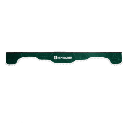 Ламбрекен KENWORTH (флок, зеленый, белые шарики) 230см
