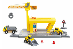 Детский игровой набор "Железная дорога" Строительный кран