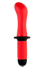 Вибратор для G-стимуляции с двойным мотором Black & Red (10 режимов) (Цвет: красный, черный)