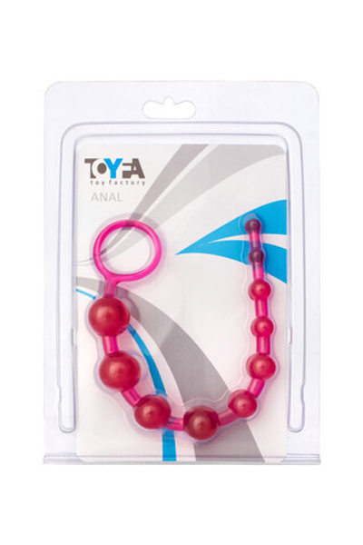 Анальная цепочка Toyfa (Цвет: розовый)