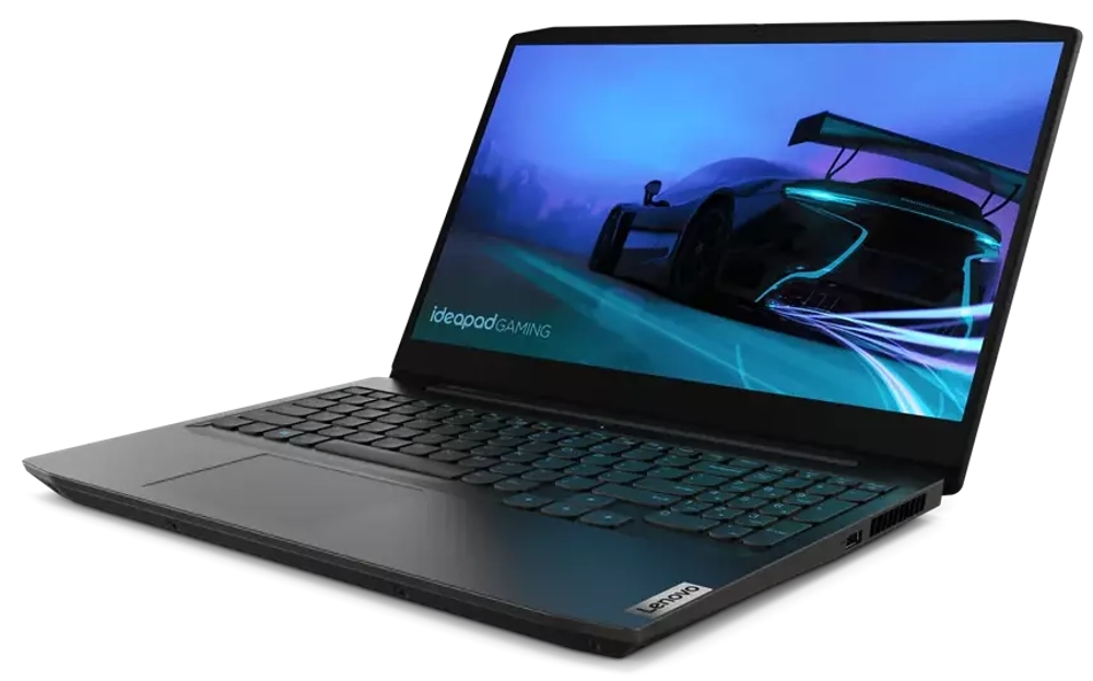Ноутбук Lenovo IdeaPad Gaming 3 15IMH05 15.6 FHD (1920x1080)IPS 250N AG 60Hz, i7-10750H, 2x8GB DDR4 2933, 512GB SSD M.2, GTX1650Ti 4GB, WiFi, BT, TPM2, HD Cam, 45Wh, 135W Slim Tip, NoOS, 1Y, Onyx Black, 2.2kg 81Y400P3RK