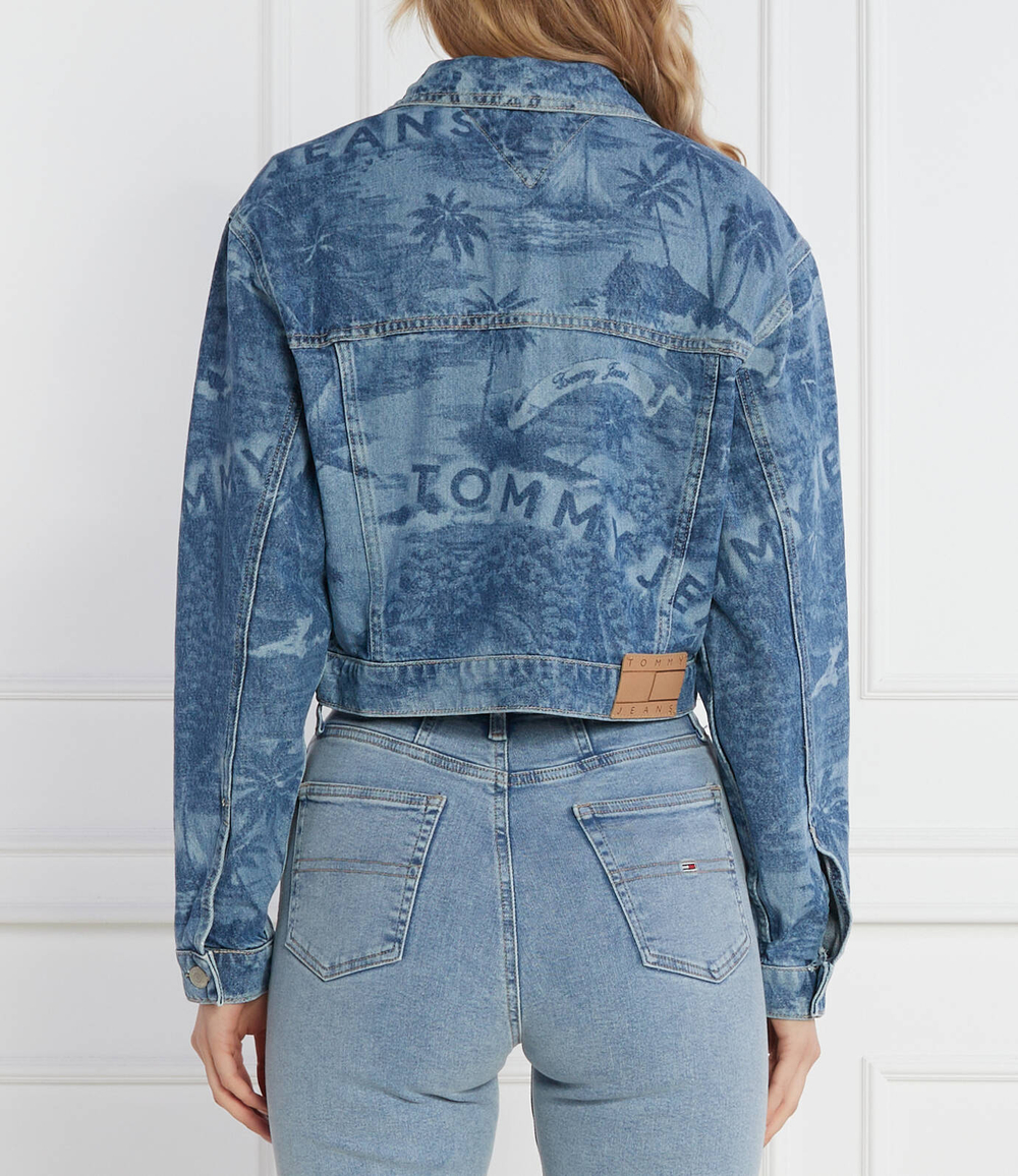 Джинсовая куртка Tommy Jeans - голубой(DW0DW17664)