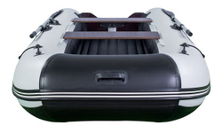 Лодка пвх riverboats (ривербот) rb - 430 (нднд) (цвет: белый/серый)