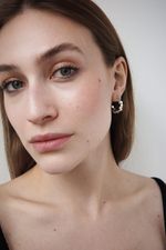 Серьги Конфетти c латунью