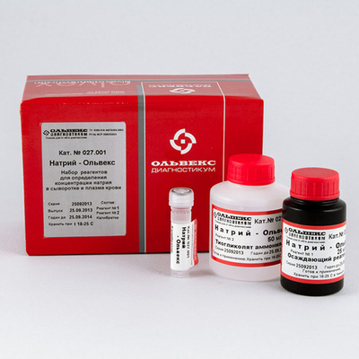 Натрий-1,Ольвекс,(колориметр.м-д),1х50мл,027.001