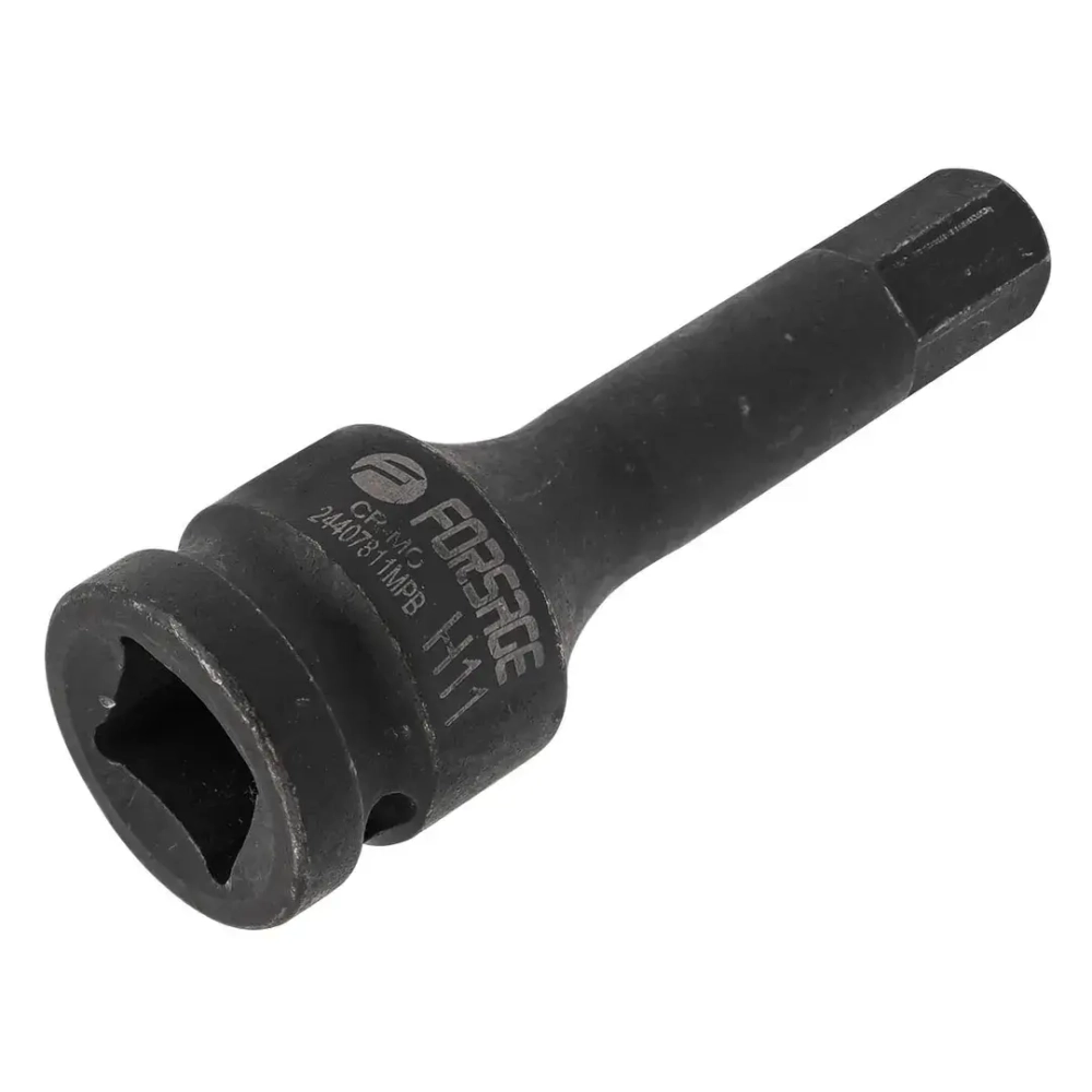 Головка-бита 6-гранная ударная 11мм,1/2'' Forsage F-24407811MPB