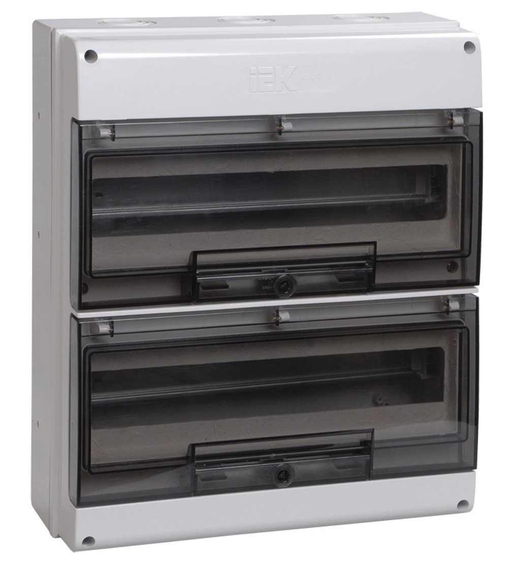 Щит, Бокс распределительный навесной 32-модуля IEK КМПн-32,IP66 пластик KREPTA 7