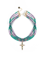 Колье "Queen cross" Gold