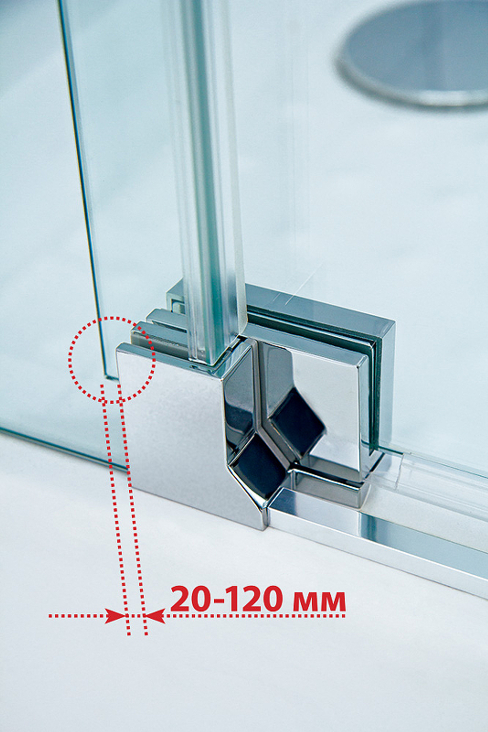 Душевой уголок Cezares Slider 80x80 SLIDER-A-2-70/80-BR-Cr профиль Хром стекло бронзовое