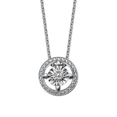 Колье из белого золота с бриллиантами 66248-200