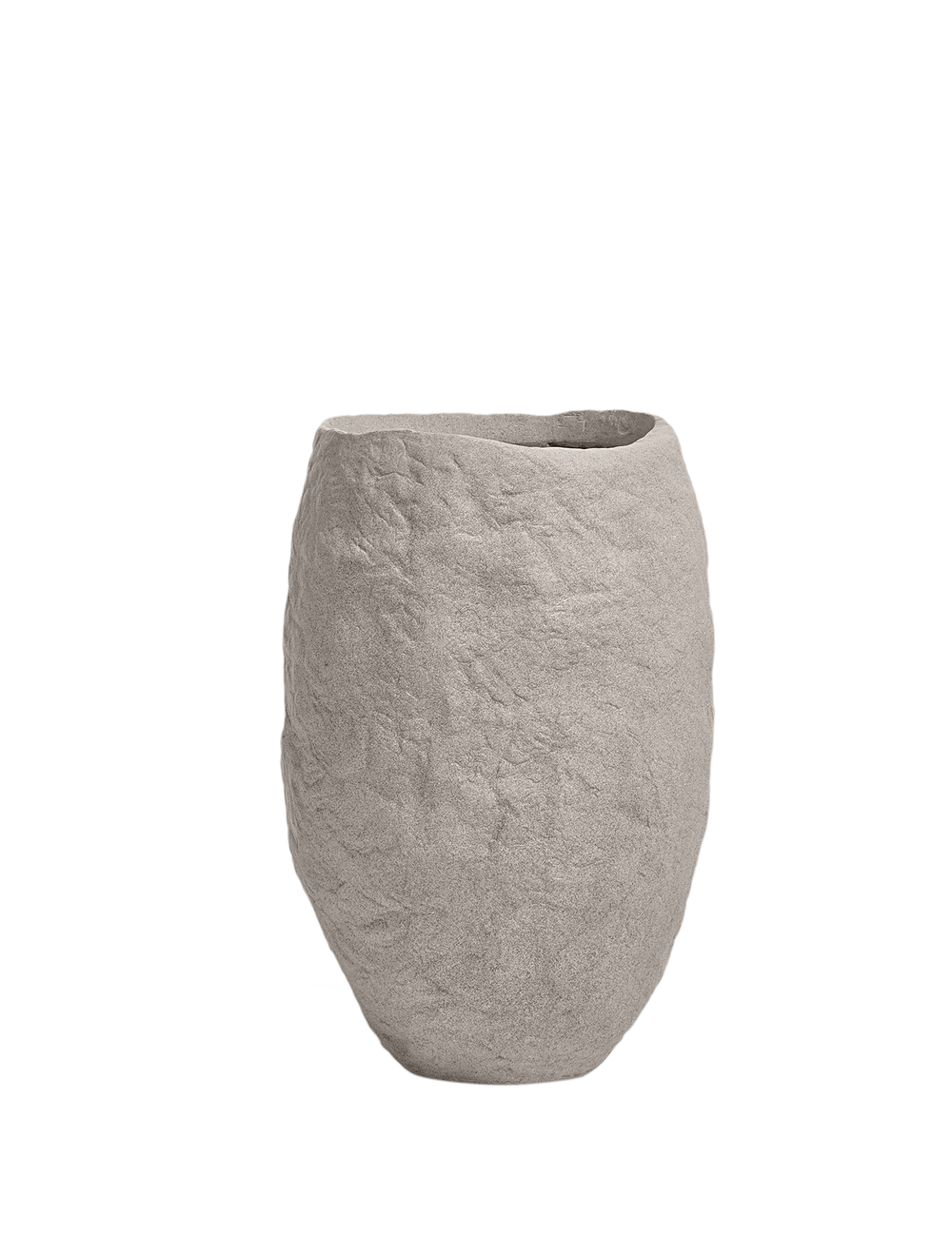 Кашпо TREEZ Effectory - Organic - Высокая чаша - Белый песок