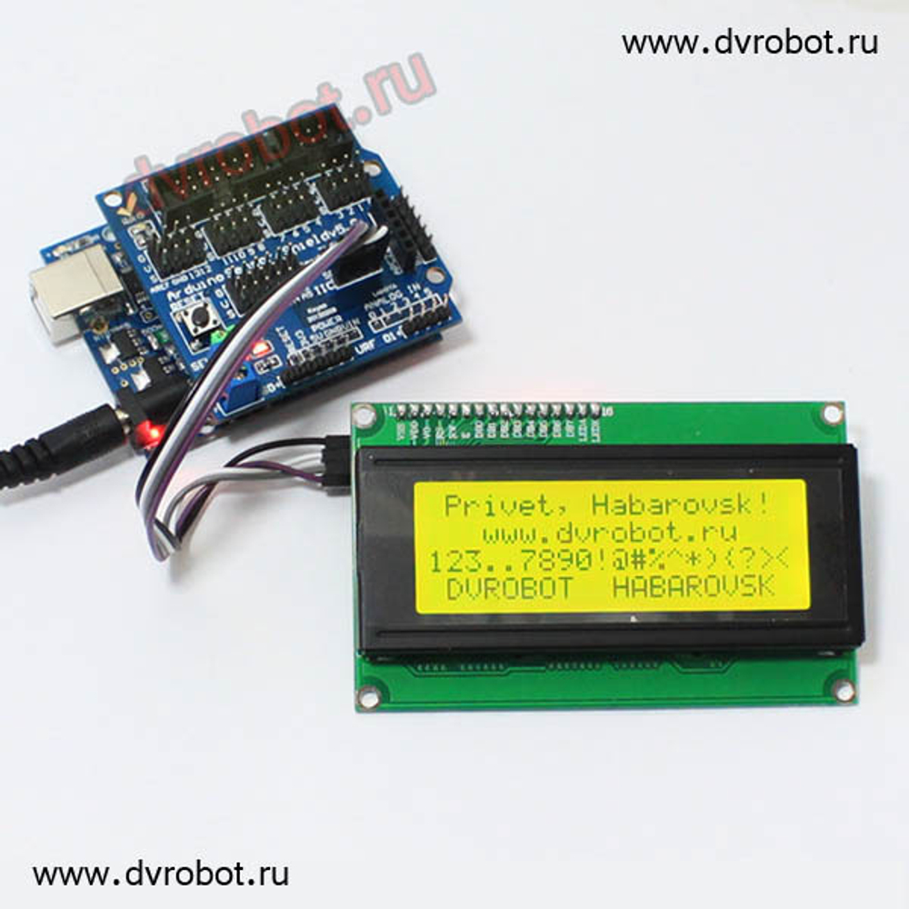 4х20 LCD зеленый